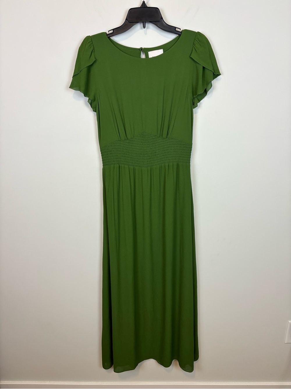 Reformation Drusilla Dress in Moss Size 8 - Picture 3 of 16